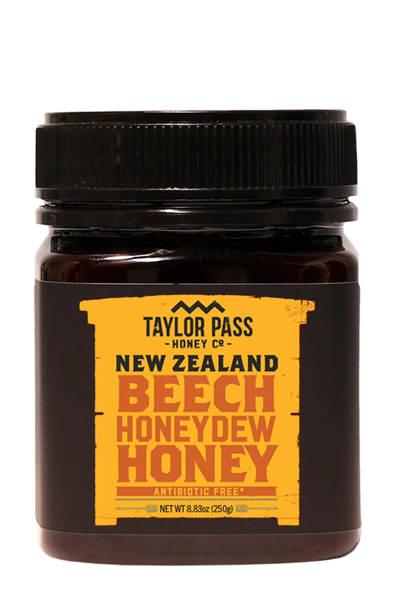 Honey | New Zealand Beech Honeydew Honey - Antibiotic Free - Taylor Pass Honey - 250gm