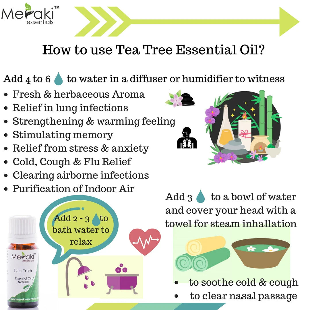 Tea Tree Oil - Meraki Essentials - 10ml