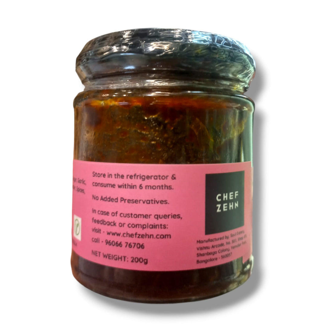 Thai Chilli Cilantro | Cold Pressed Oil – Vegan, No Added Flavors, Colors, Thickener & No Emulsifiers And Stabilisers – CHEF ZEHN – 200gm