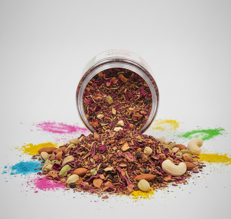 Thandai | Whole Thandai - Sugar Free -Immunity Booster Thandai, Handmade- No Artificial Additives, No Preservatives -Matratva- 150gm