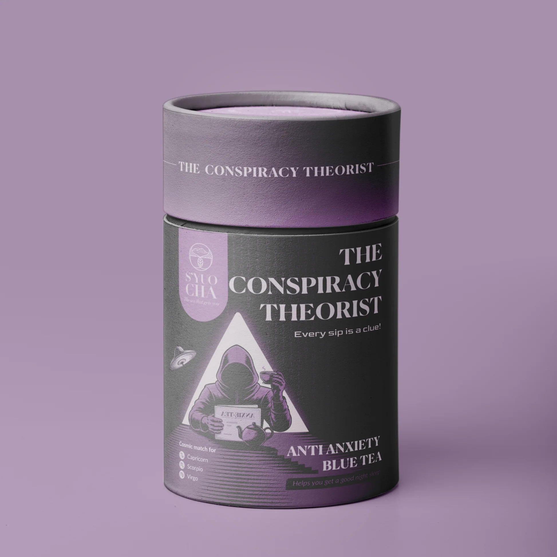 Tea |The Conspiracy Theorist (Blue Tea with Chamomile for Better Sleep) -No Side Effects-No Artificial Coloring- No Added Preservatives - Syuo Cha - 30gm