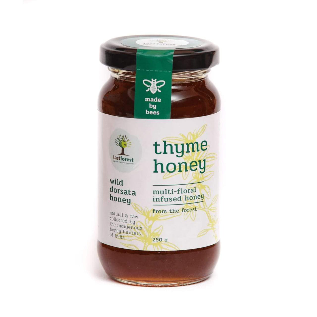Thyme Infused (Multi Floral ) Honey – Last Forest – 250gm