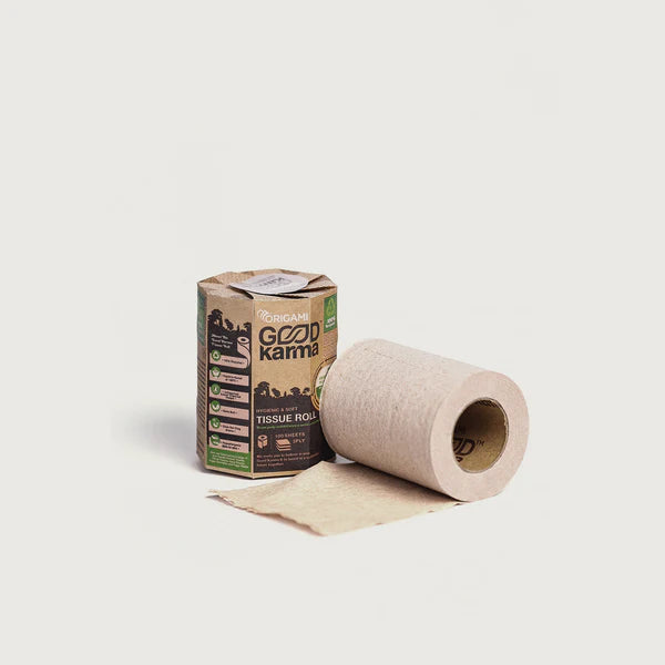 Toilet Roll | 100% Recycled - Good Karma - (Single) - 100 Pulls