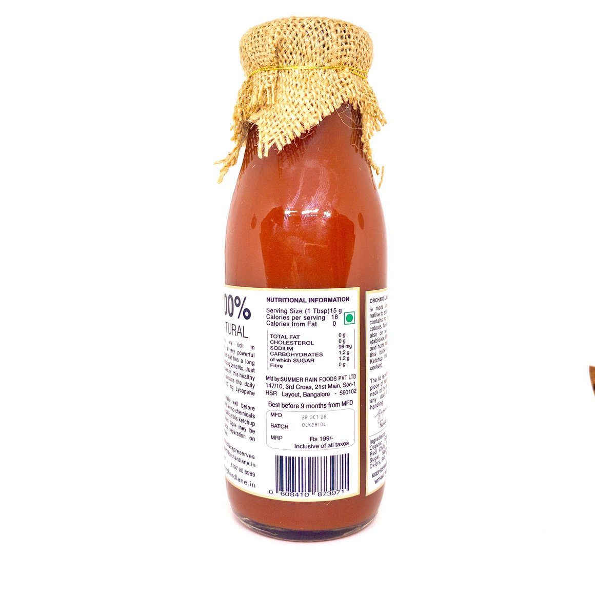 Tomato Ketchup - Orchard Lane - 350gm