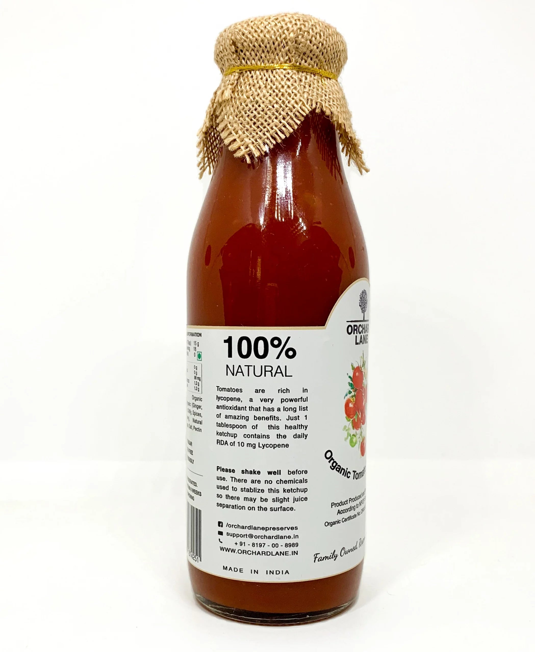 Tomato Ketchup - Natural - Orchard Lane - 600gm