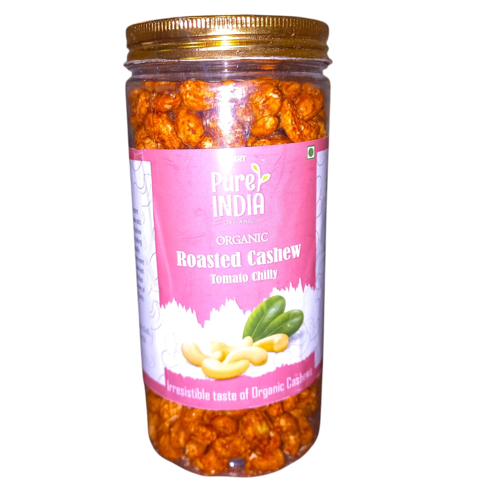 Cashew | Tomato Chilly (Roasted) – USDA Organic – Mrt Organics – 500gm
