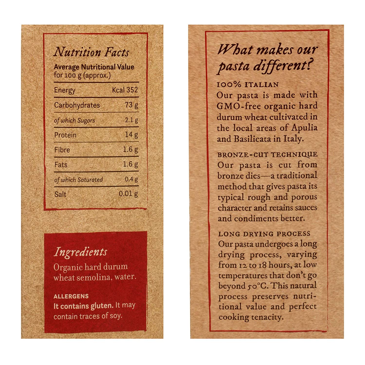 Pasta | Torchietti Pasta - Hard Drum Wheat Pasta - 100% Italian – Anmara – 500gm