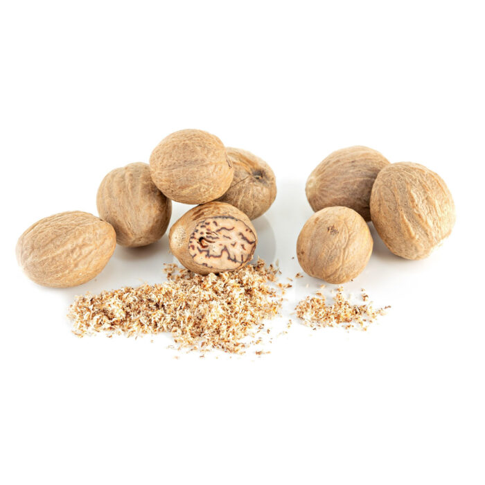 Powder | Nutmeg Powder (Jaiphal Powder) - 100% Pure - Premium Gourmet Grade - Vegan, Gluten Free, Non GMO - Looms And Weaves - 100gm