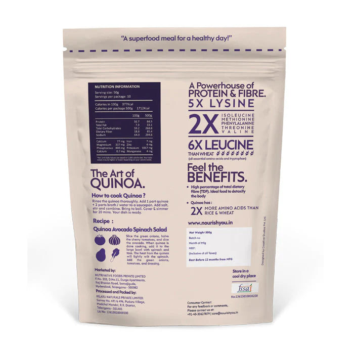 Tri Colour Quinoa - Nourish You - 500gm