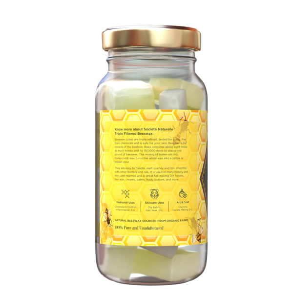 Triple Filtered Beeswax Cubes – Societe Naturelle – 100gm