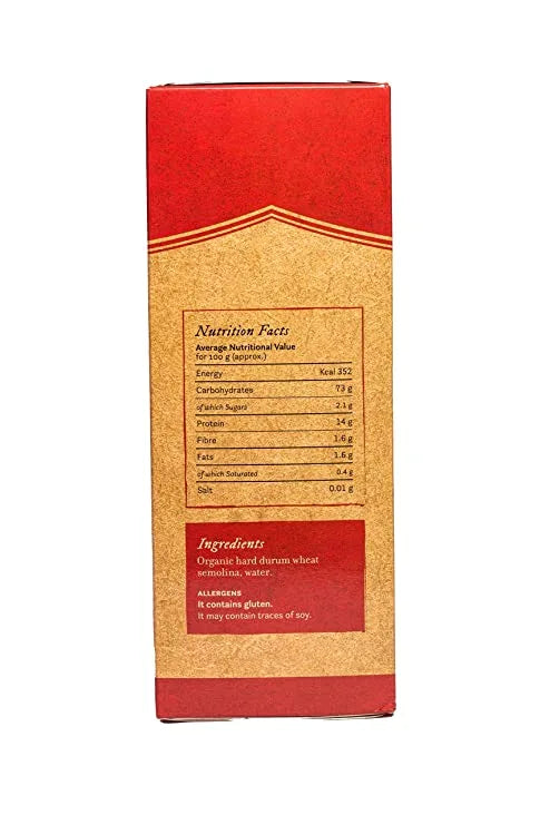 Pasta | Trofie Hard Durum Wheat Pasta – Organic - Italy - Anmara – 500gm