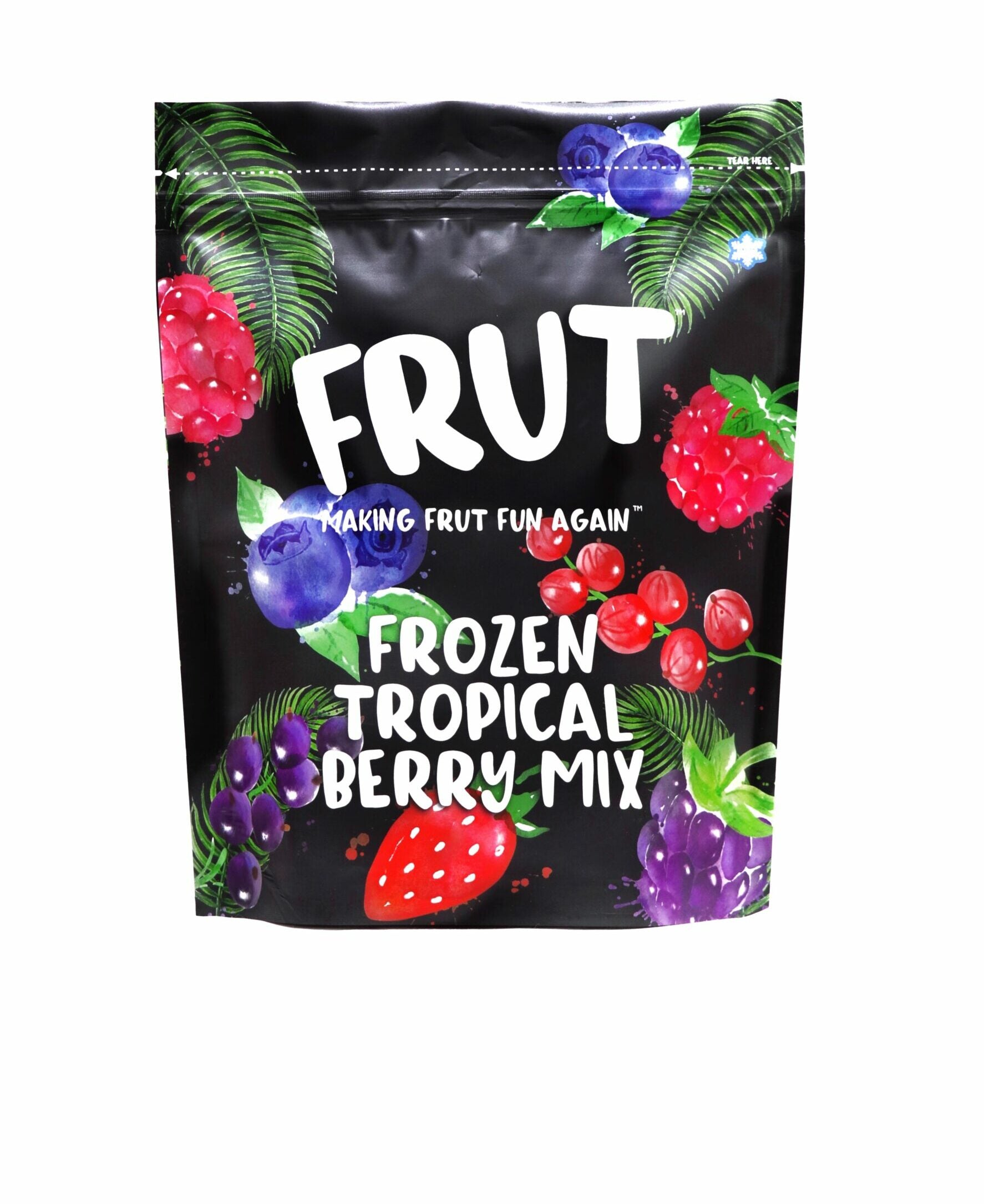Berry Mix | Frozen Tropical Berry Mix - Whole - No Added Sugar, Flavours & No Added Preservatives - Frut - 1000gm