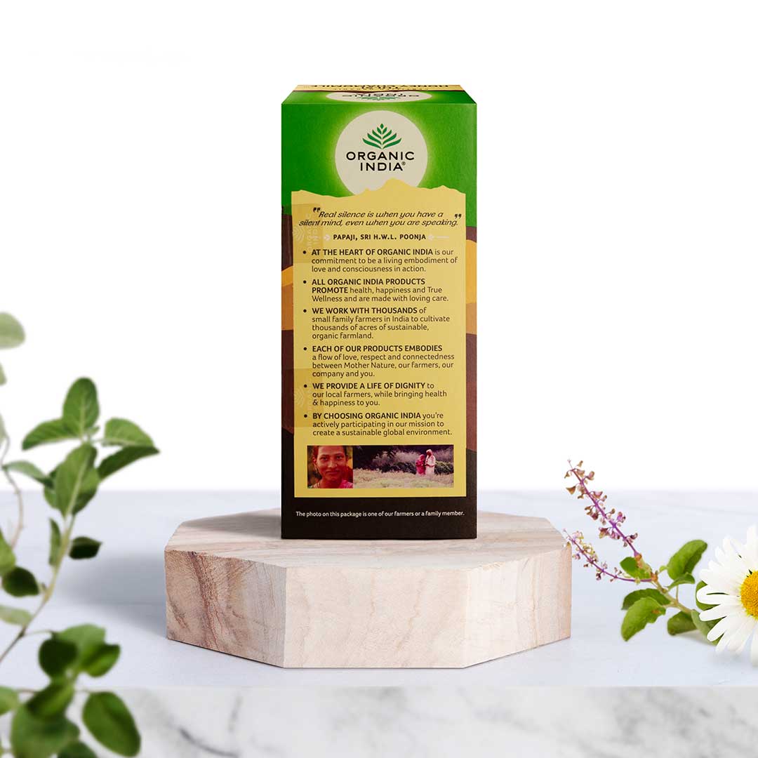 Tulsi Honey Chamomile – Caffeine Free - Organic India – 25Tea Bags