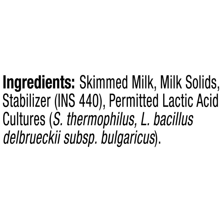 Yogurt | Turbo - Protein Yogurt - 50gm Protein - Natural - Fat Free, No Added Sugar & No Added Preservatives - Epigamia - 460gm
