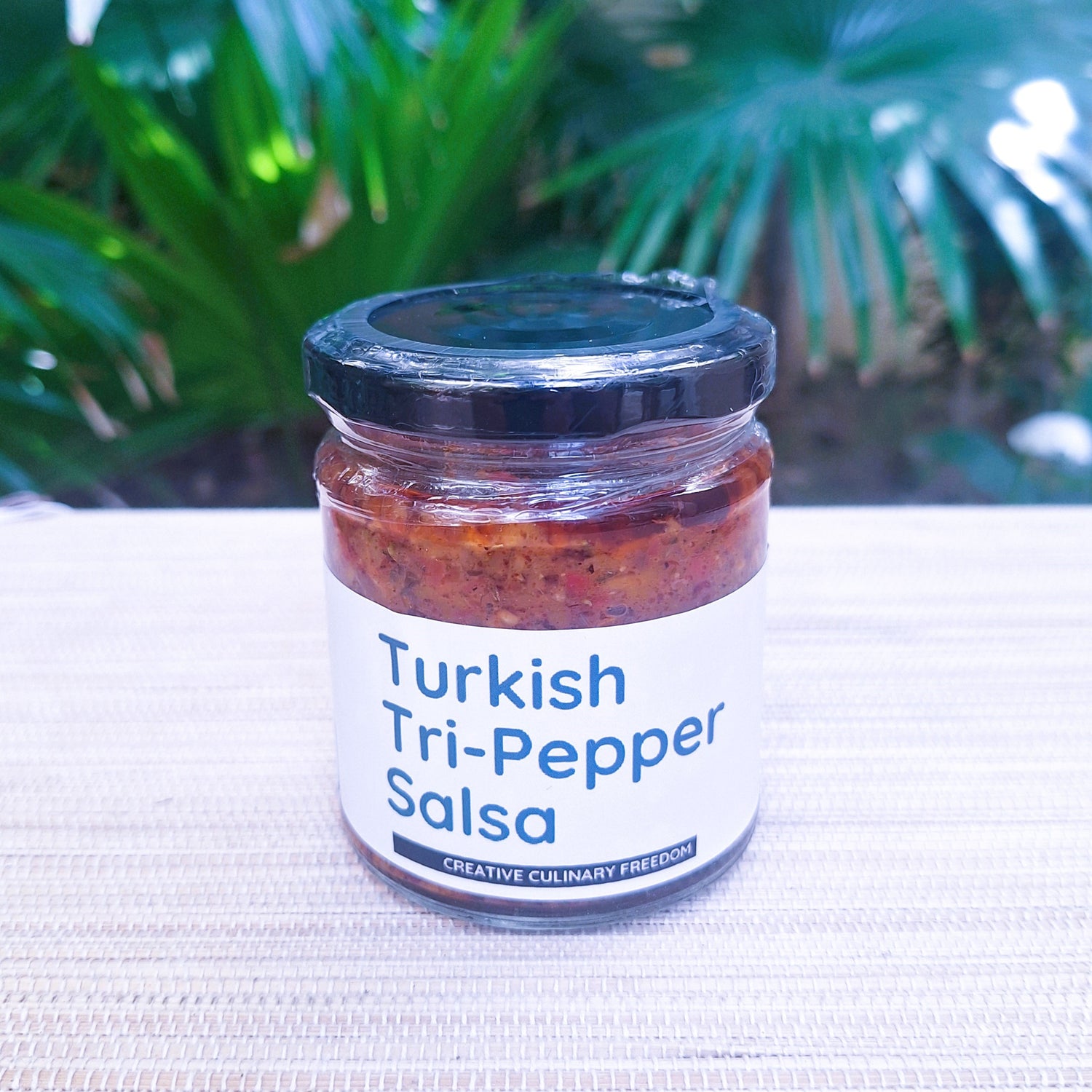 Tri-Pepper Salsa | Turkish – Made With Cold Pressed Oil & Rice Bran Oil – Vegan, No Added Flavors, Colors, Thickener & No Emulsifiers And Stabilisers – CHEF ZEHN – 200gm