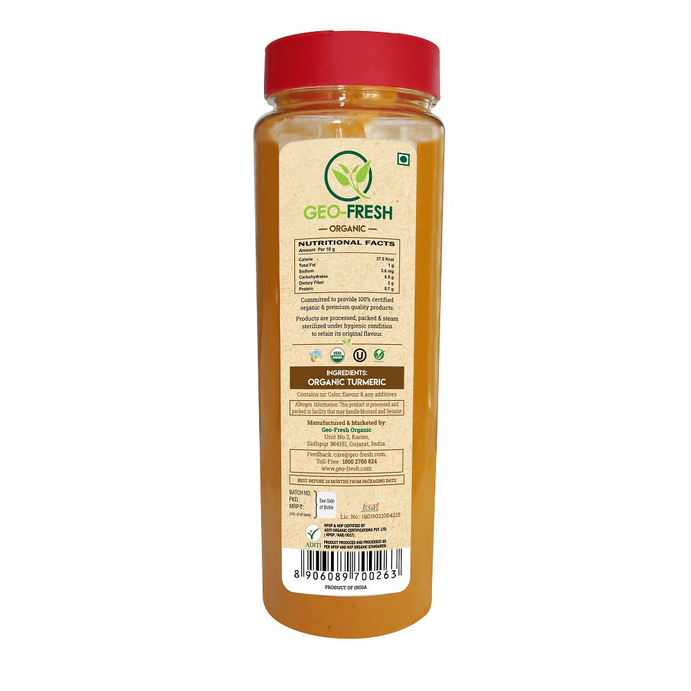 Turmeric Powder | USDA Organic - Geo-Fresh Organic - 200gm