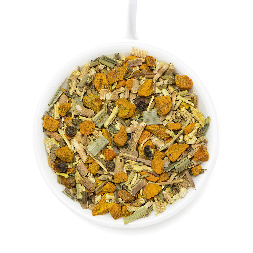 Tea | Turmeric Ashwagandha Herbal Tea Tisane - Caffeine Free - USDA Organic - Vahdam - 15 Tea Bags