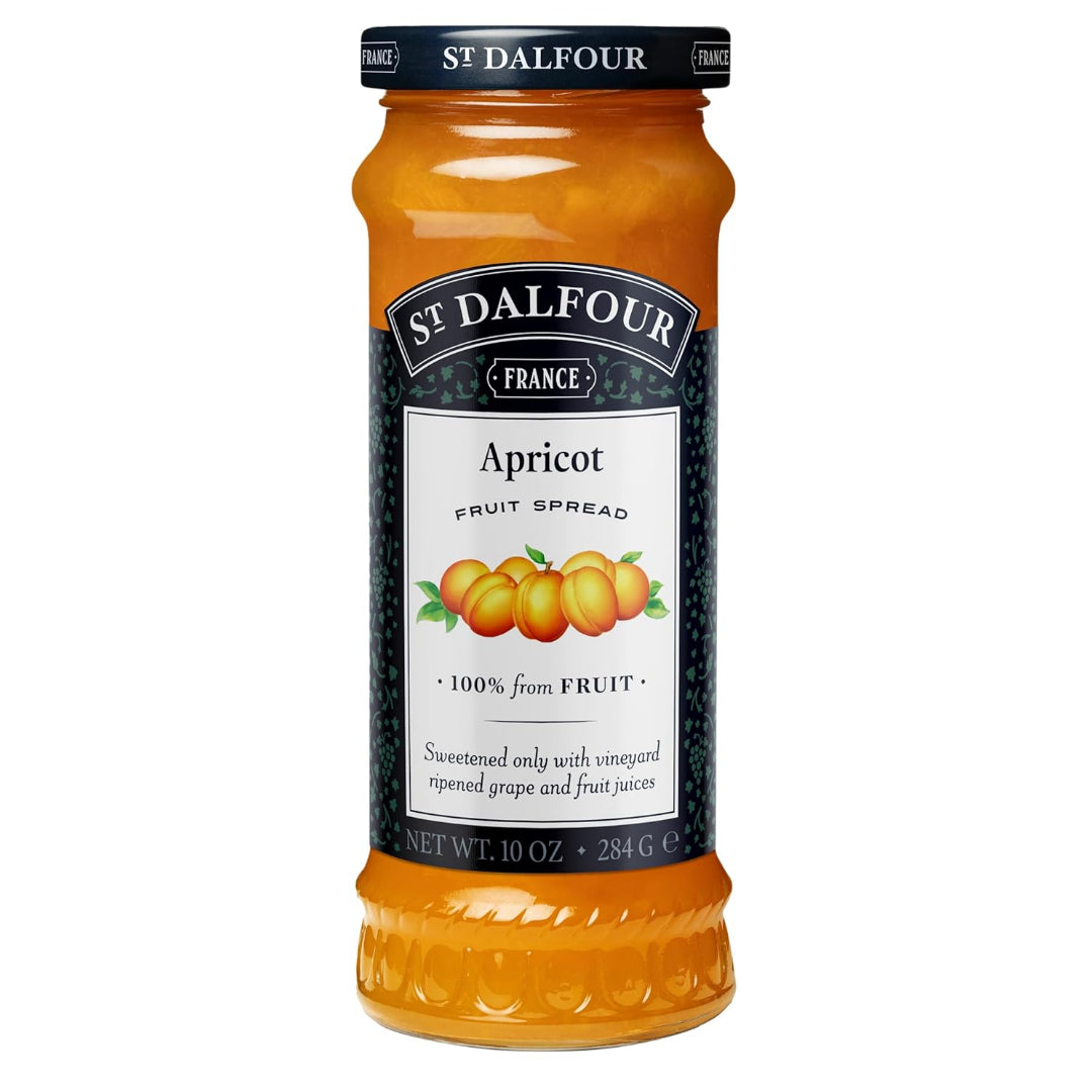 Apricot Jam - Sweetened Only With Vineyard Ripened Grape & Fruit Juices – Dalfour – 284gm