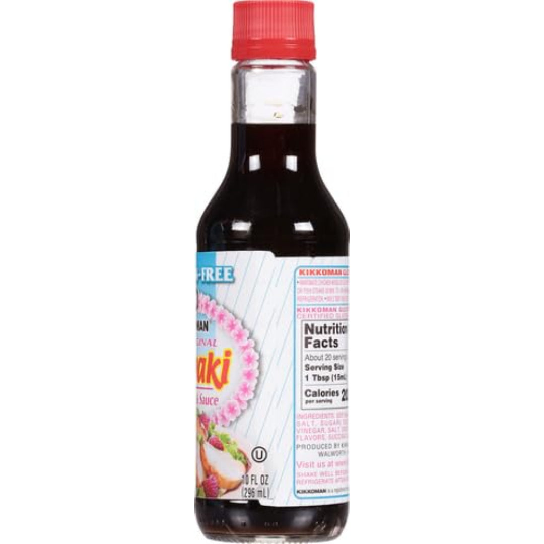 Teriyaki Marinade & Sauce | Gluten Free, No High Fructose Corn Syrup & No Preservatives Added - Kikkoman - 250ml