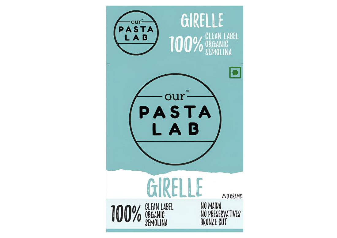 Pasta | Eggfree Girelle Pasta - 100% Semolina - No Maida & No Added Preservatives - Our Pasta Lab – 250gm