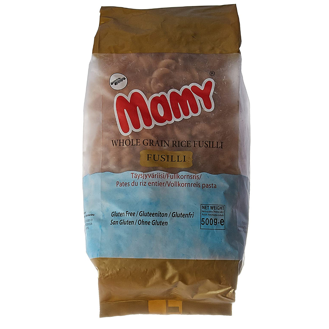 Whole Grain Rice Fusilli - Gluten Free - Mama - 500gm