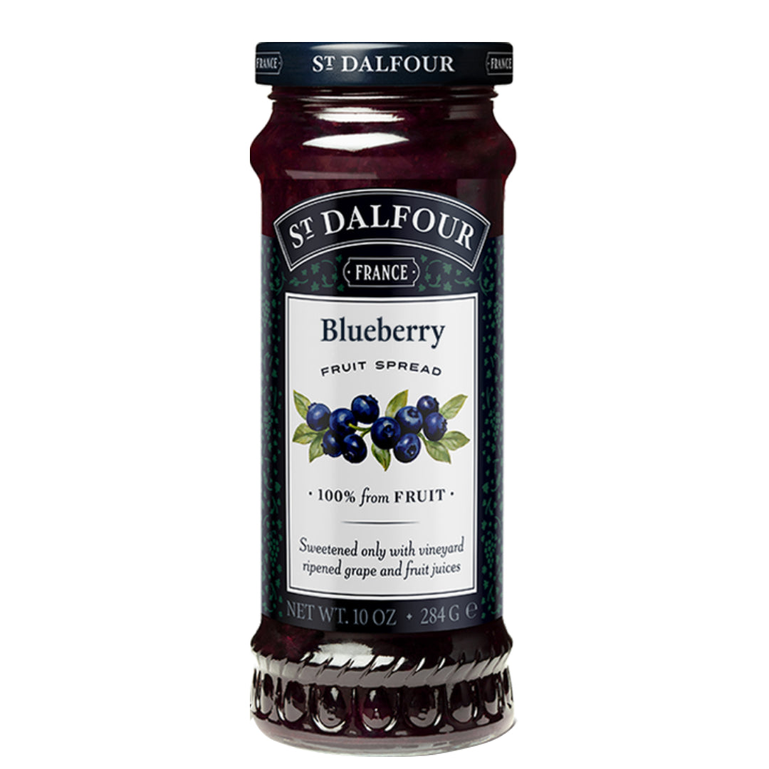 Blueberry Jam | (Sweetened Only With Vineyard Ripened Grape & Fruit Juices) – Dalfour – 284gm