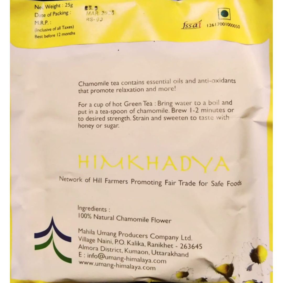 Chamomile Tea - Pouch – Himkhadya -25gm