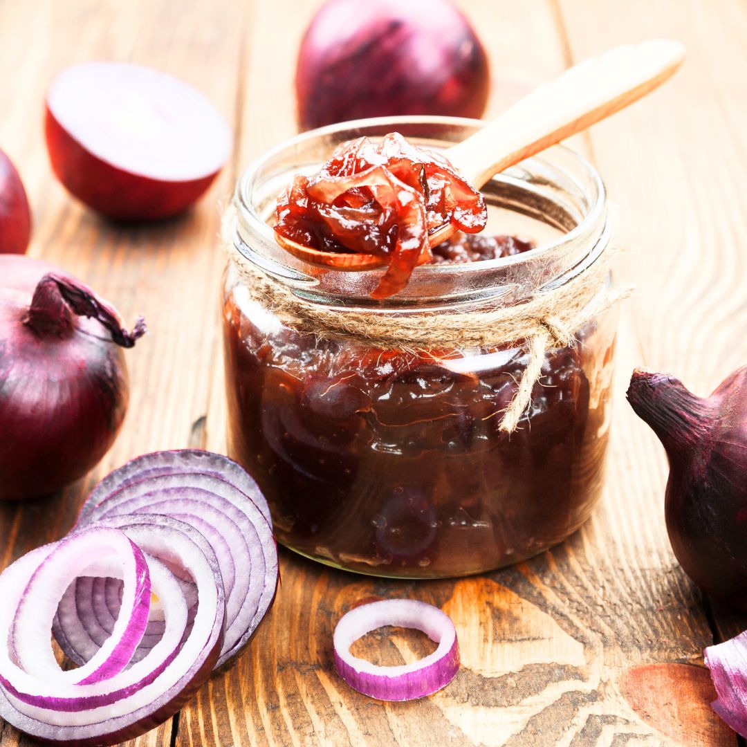 Caramelised Onion Jam - Fresh - Vegan, Gluten Free, Refined Sugar Free - Made with Organic Ingredients - Nature&