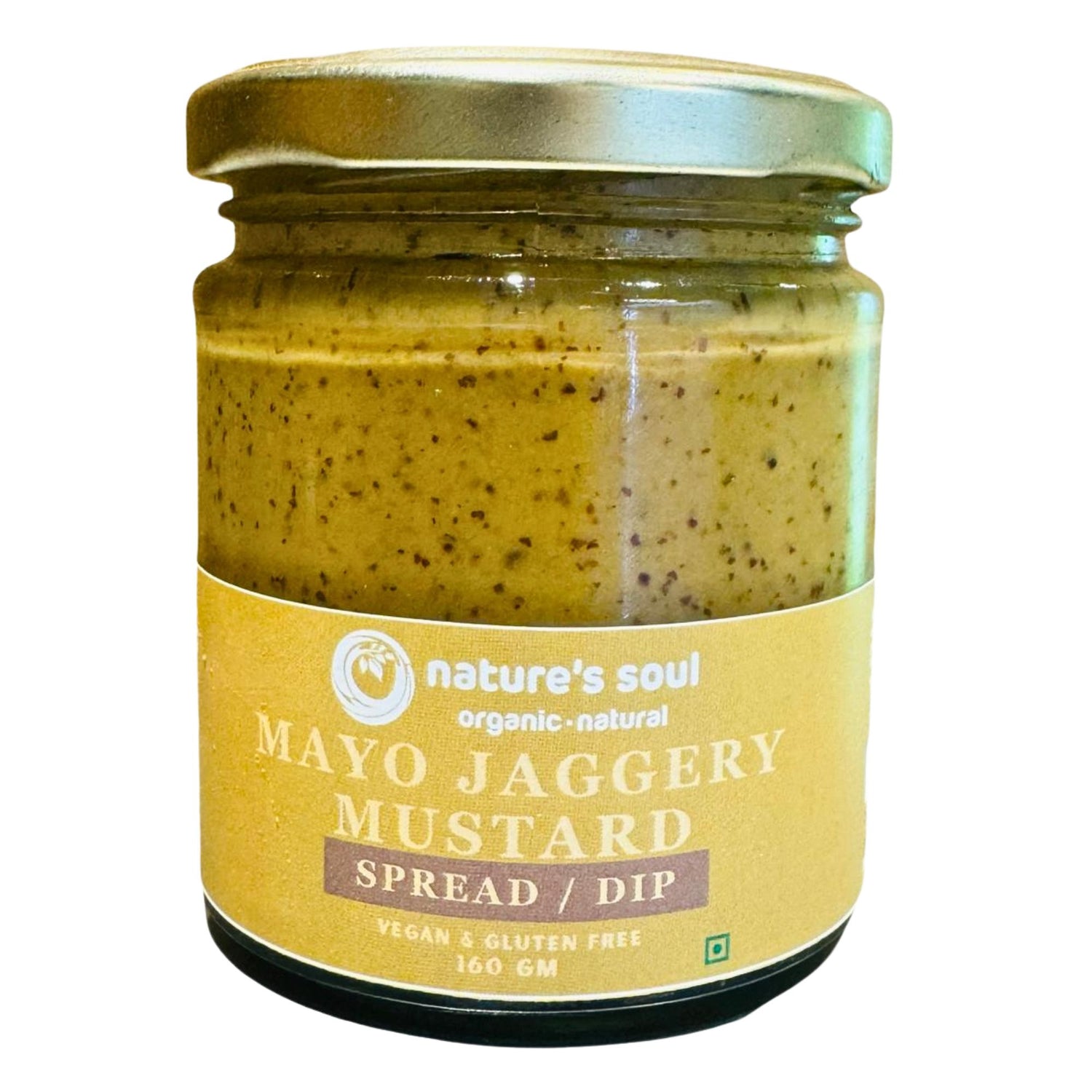 Mayo Jaggery Mustard Vegan - Fresh - Made with Organic Ingredients - 160gm