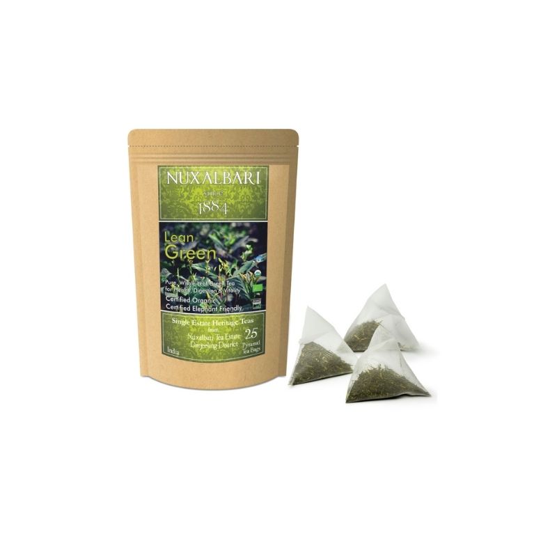 Organic Lean Green Tea - Nuxalbari - 100gm