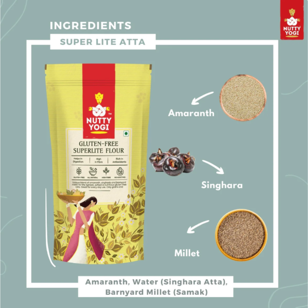 Flour | Gluten-free Superlite Flour – Nutty Yogi – 1000gm