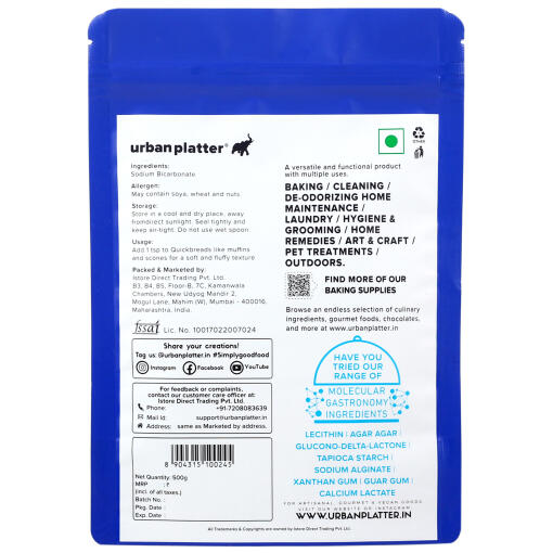 Baking Soda | 100% Pure - Urban Platter – 500gm