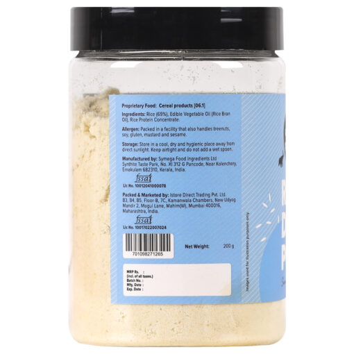 Rice Drink Powder | Ideal For Blending, Drinking, Cooking And Baking - Plant Based - Dairy Free, Lactose Free & No Added Sugar - Urban Platter - 200gm