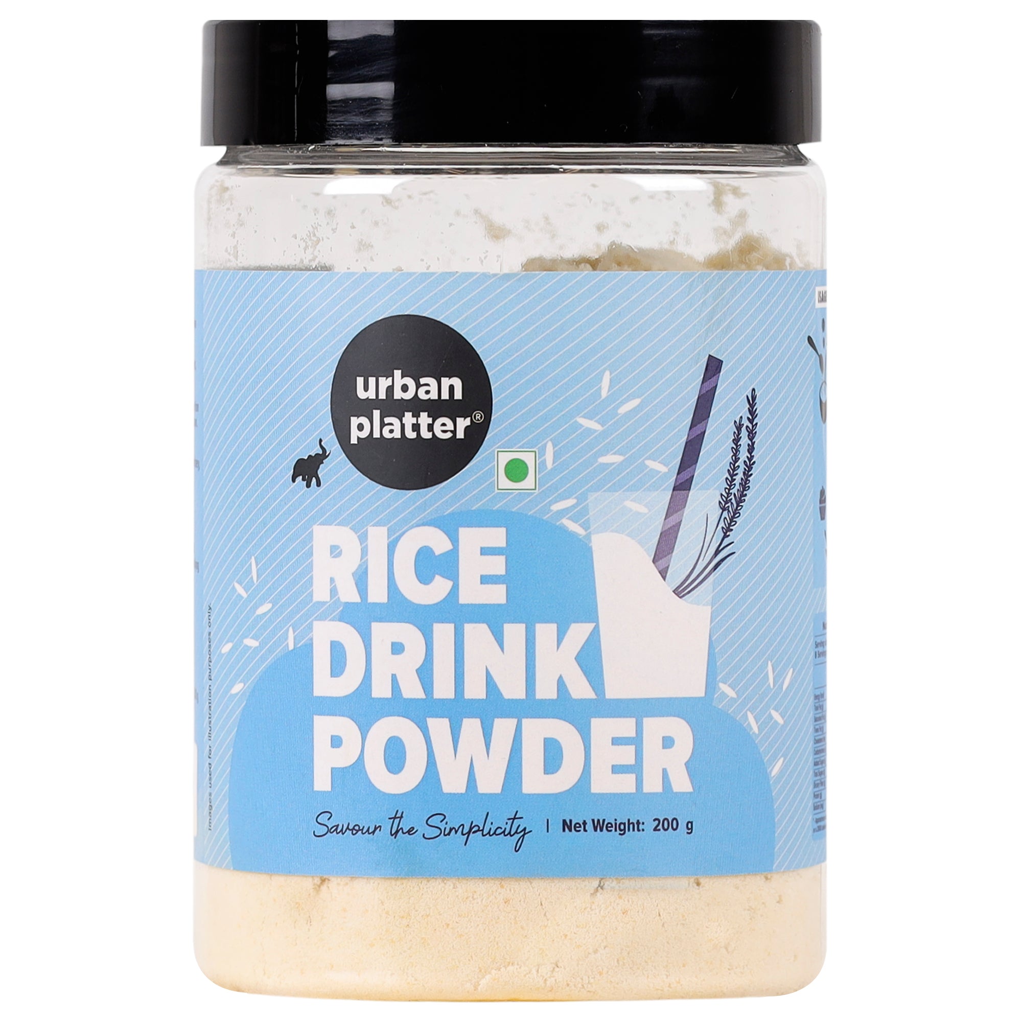 Rice Drink Powder | Ideal For Blending, Drinking, Cooking And Baking - Plant Based - Dairy Free, Lactose Free & No Added Sugar - Urban Platter - 200gm