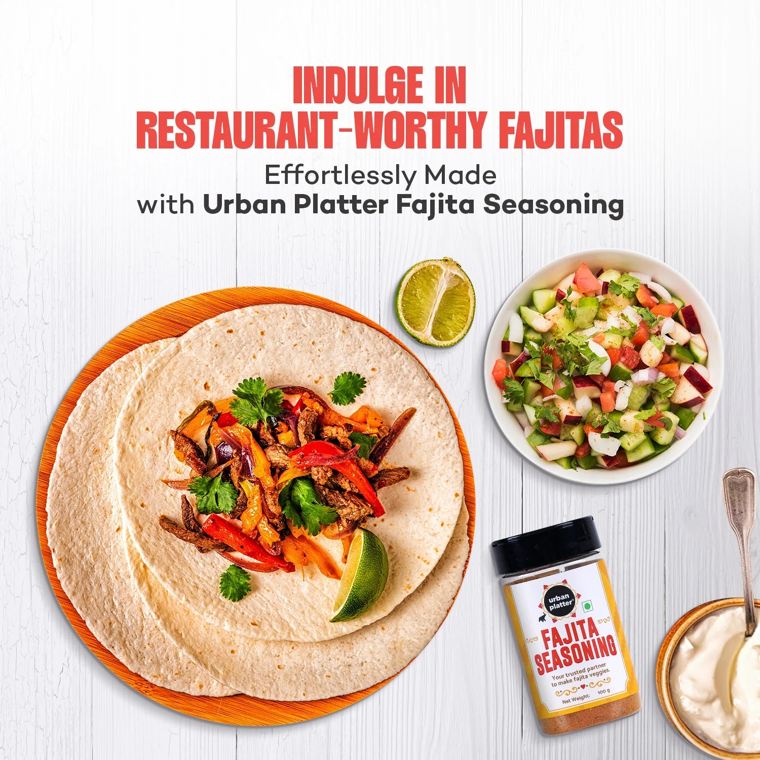 Seasoning | Mexican Fajita Seasoning - Urban Platter - 100gm