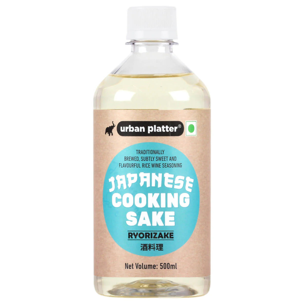 Rice Vinegar | Japanese Style Cooking Sake (Ryorizake) – Traditionally Brewed - All Natural – No Artificial Flavors & Preservatives – Urban Platter – 500ml