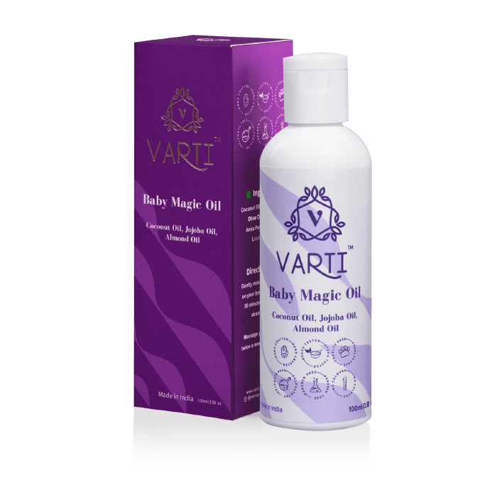 Oil | Baby Magic Oil - Hand Crafted - Cruelty Free, Sulphate Free, Paraben Free & No Added Colour - Varti Ayurvedz - 10ml