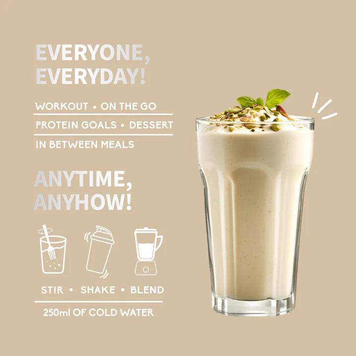 Vanilla Cream - Smooth Clean Plant Protein- 21 g Protein- Vegan , Gluten Free - Supports Muscle Growth, Help Avoid Bloat- No Artificial Flavours & Sweeteners, No Gums, No Chalkiness - Pink Harvest – 37 gm