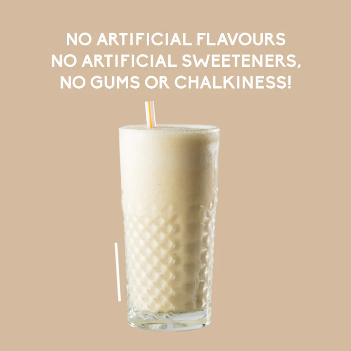 Vanilla Cream - Smooth Clean Plant Protein- 21 g Protein- Vegan , Gluten Free - Supports Muscle Growth, Help Avoid Bloat- No Artificial Flavours & Sweeteners, No Gums, No Chalkiness - Pink Harvest – 37 gm