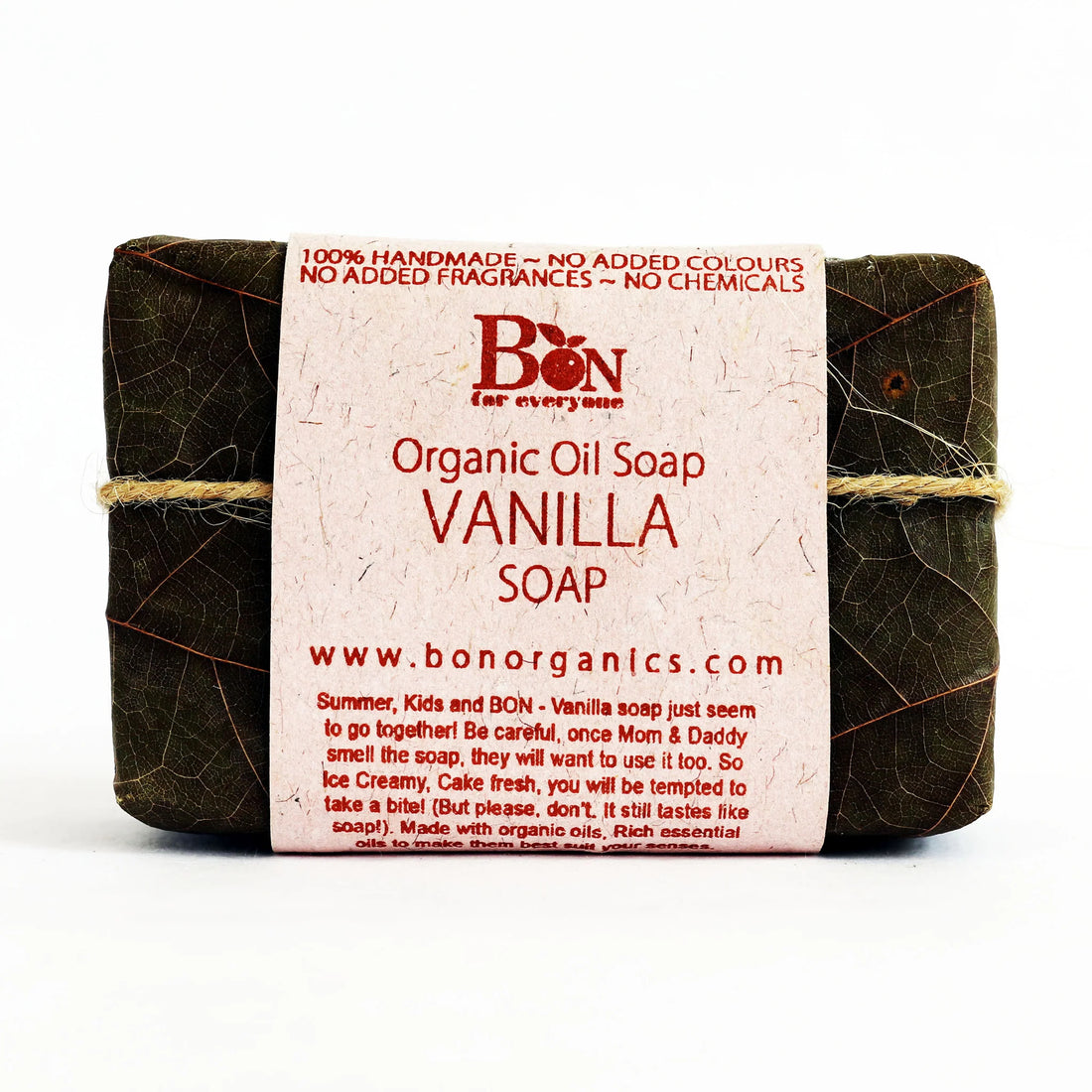 Soap | Oil Soap – Vanilla Soap - Bon Organics – 100gm