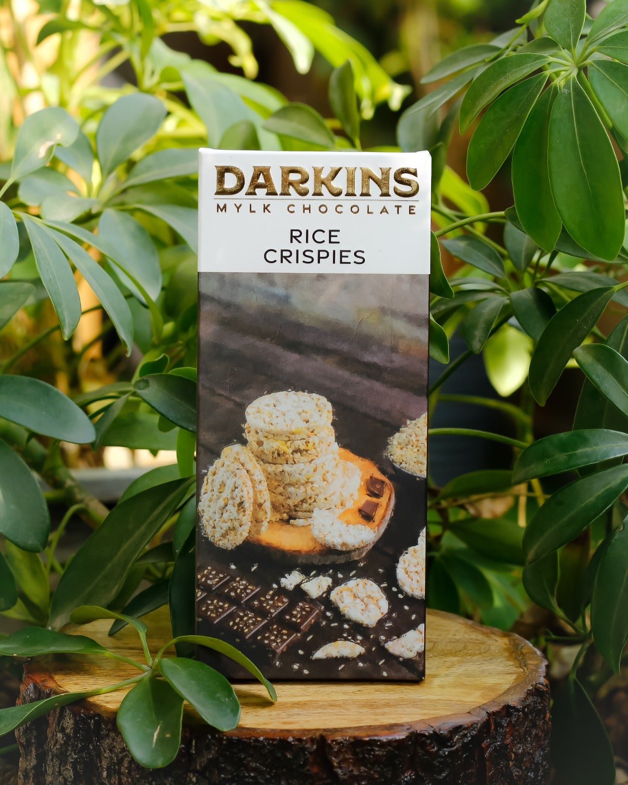 Milk Chocolate | Mylk - Rice Crispies - Bean To Bar - Natural - Vegan, Gluten Free & No Palm Oil - Darkins - 50gm