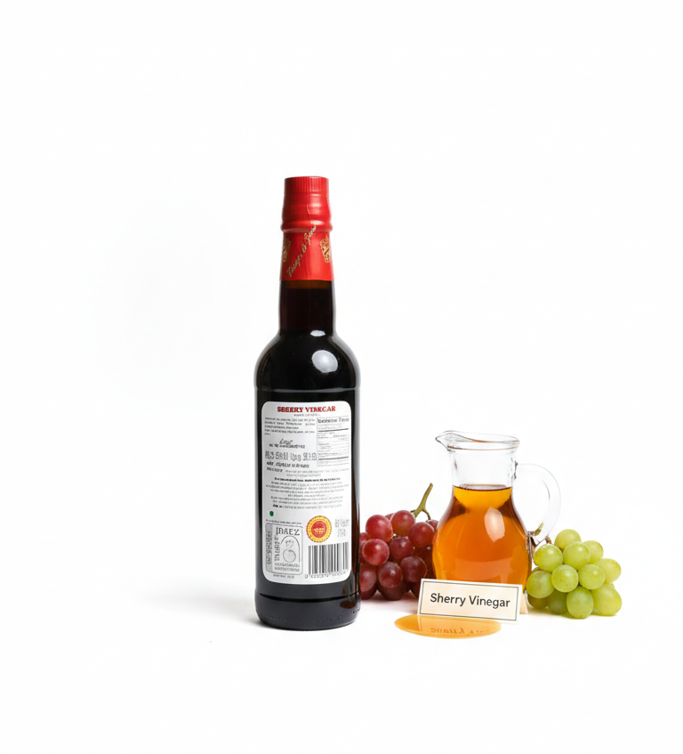 Vinegar | Sherry Vinegar (Vinagre De Jerez) - 7% Acidity - No Artificial Colors & No Added Sugar - Capirete- 375ml