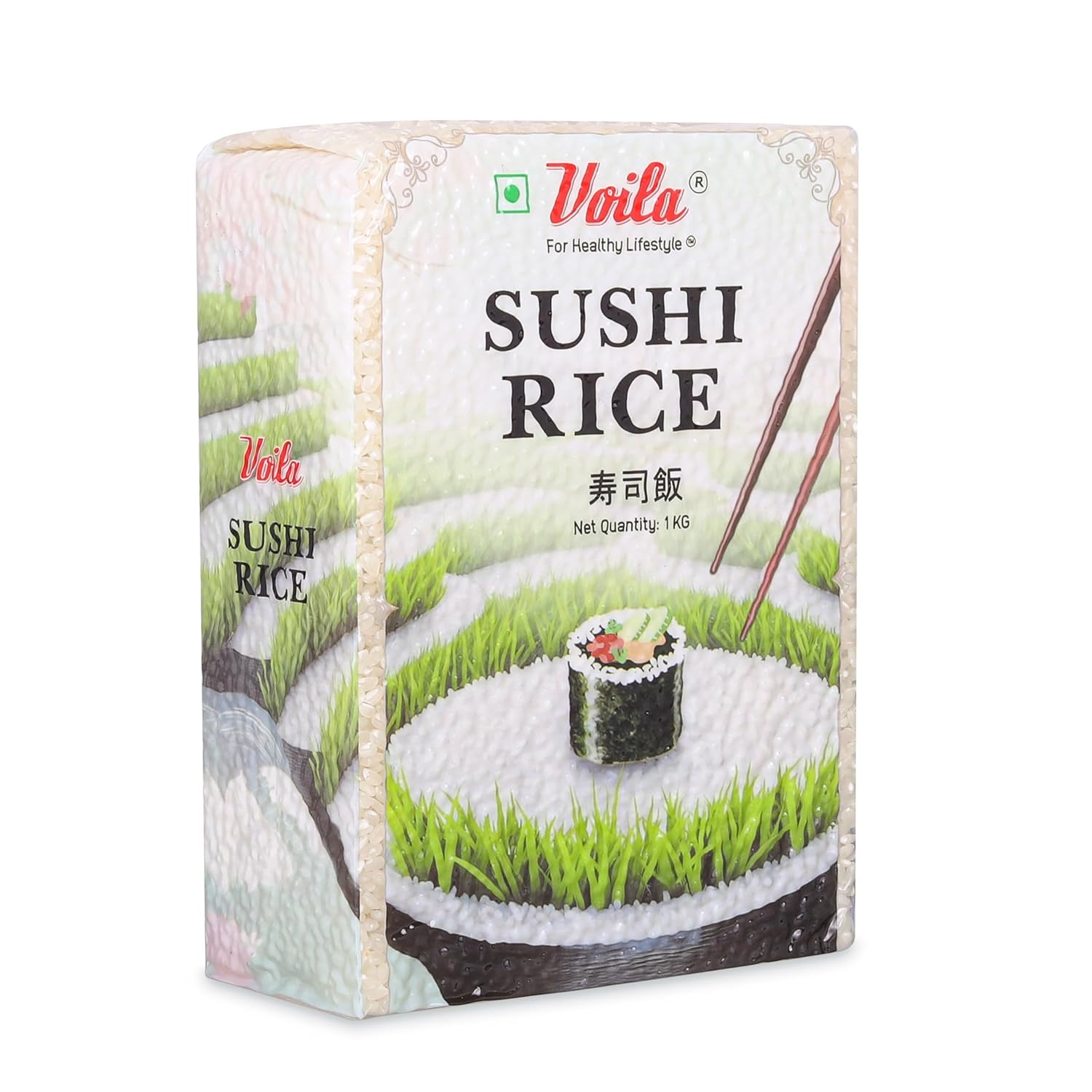 Sushi Rice | Short Grain Japanese Rice - Sticky Rice for Sushi - Voila - 1000gm