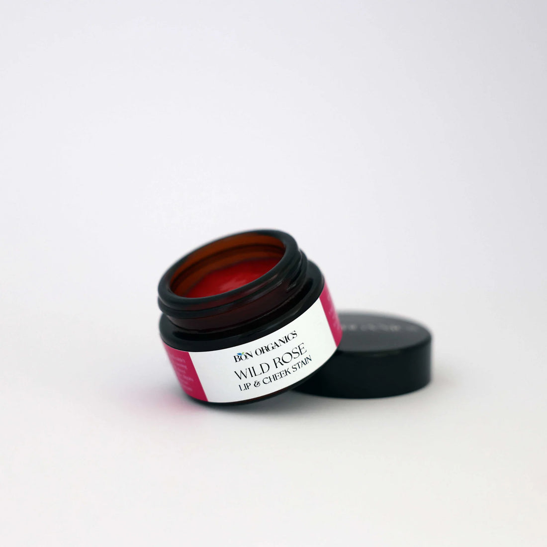 Lip Balm | Wild Rose Lip & Cheek Stain - 100% HandMade-No Harsh Chemicals-No Alcohol - No Artificial Colors - Bon Organics - 12ml