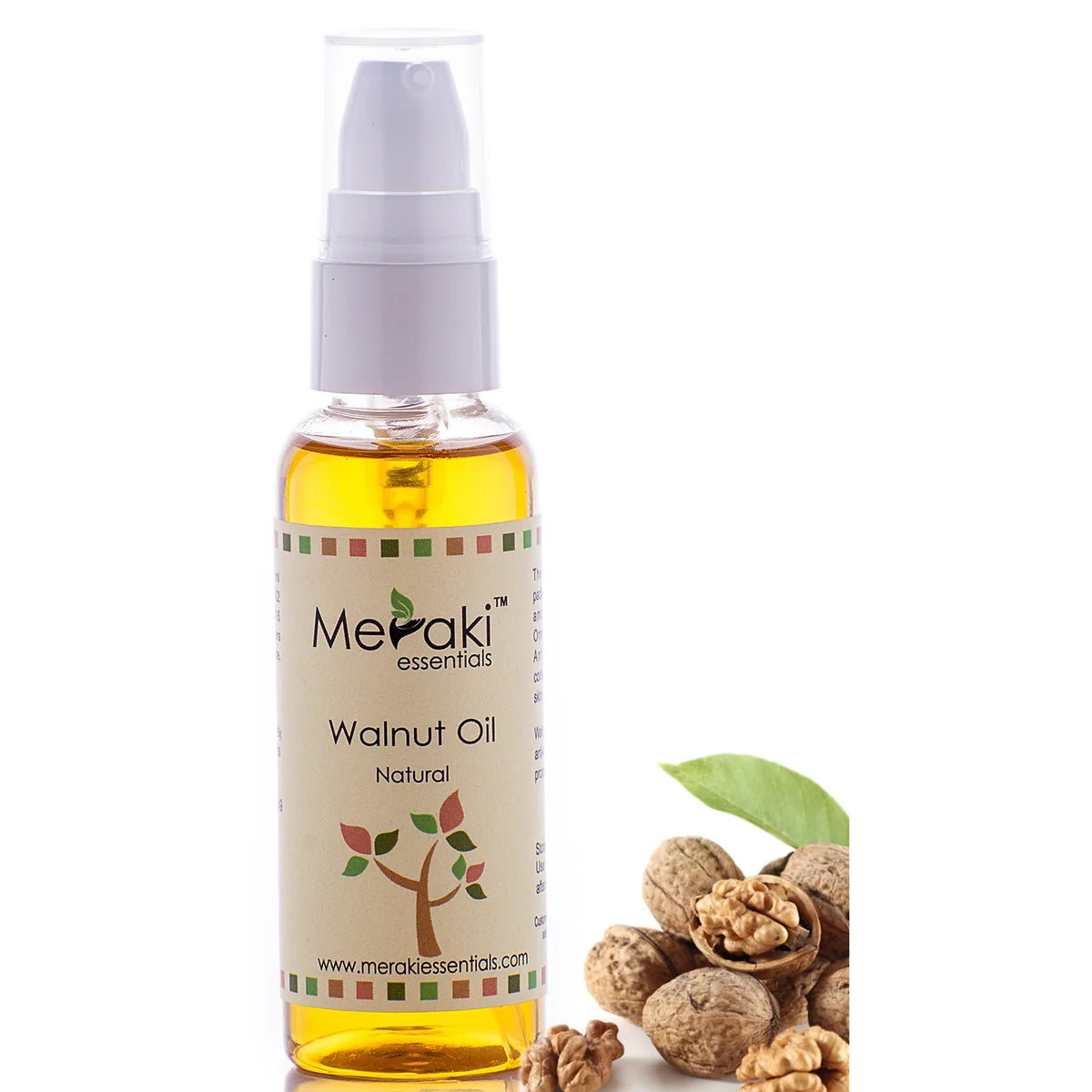 Walnut Oil (Juglans Regia) - Natural - Indian - Meraki Essentials - 50ml
