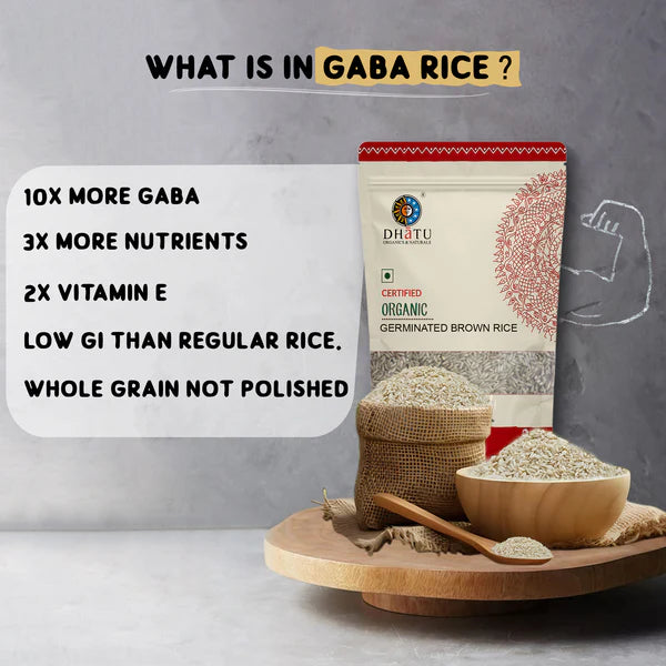 Rice | Germinated Brown Rice – Dhatu Organic – 500gm