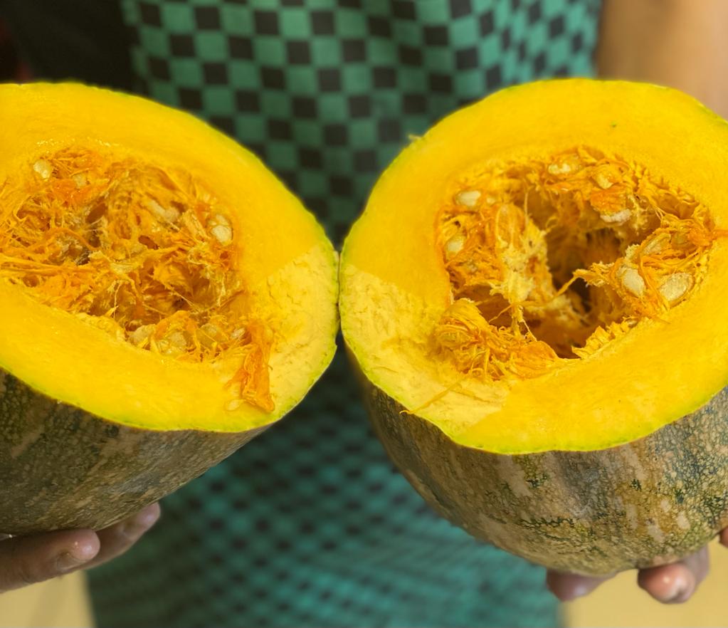 Orange Pumpkin | (Sonipat) - Rich in Vitamin A, Fiber & Zinc - Certified Organic
