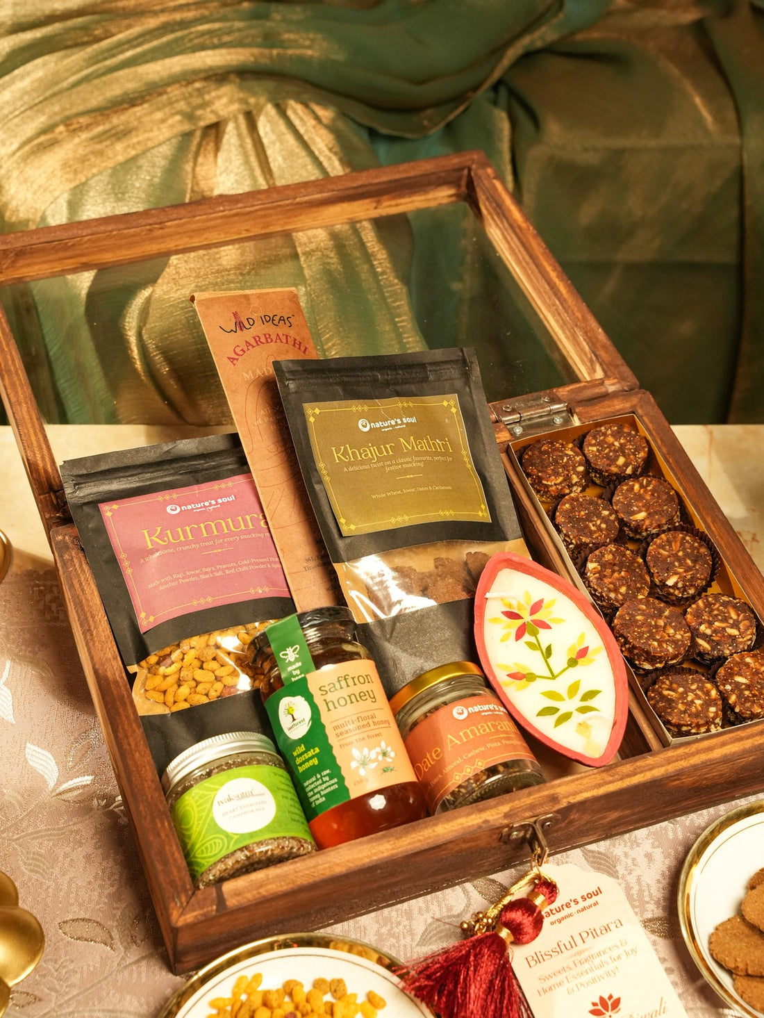 𝗕𝗟𝗜𝗦𝗦𝗙𝗨𝗟 PITARA - Wholesome Treats & Beautiful Fragrances - Box of 8