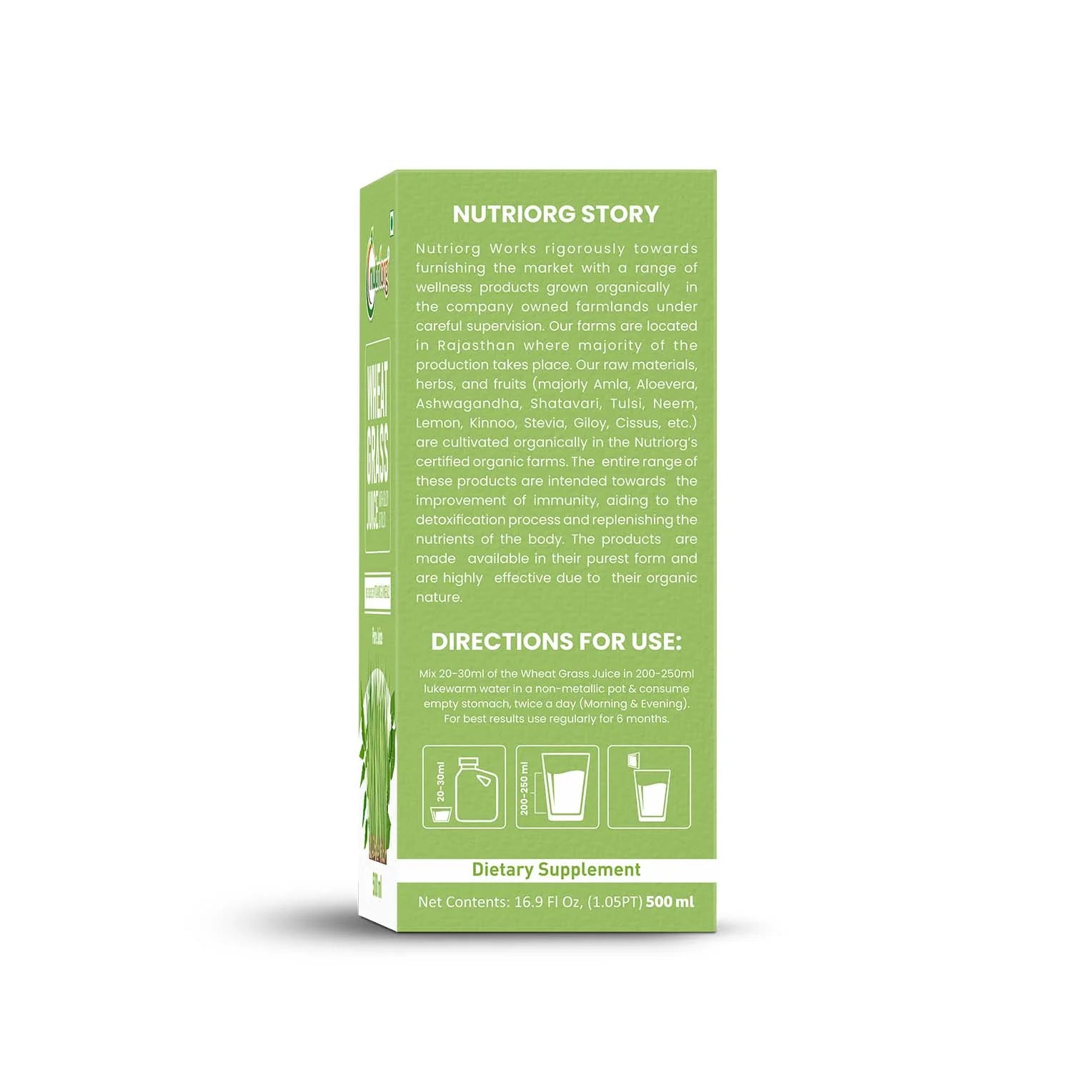 Wheatgrass Juice – Nutriorg – 500ml