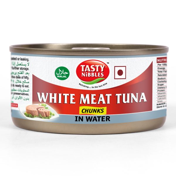White Meat Tuna Chunks In Water – Tasty Nibbles – 185gm